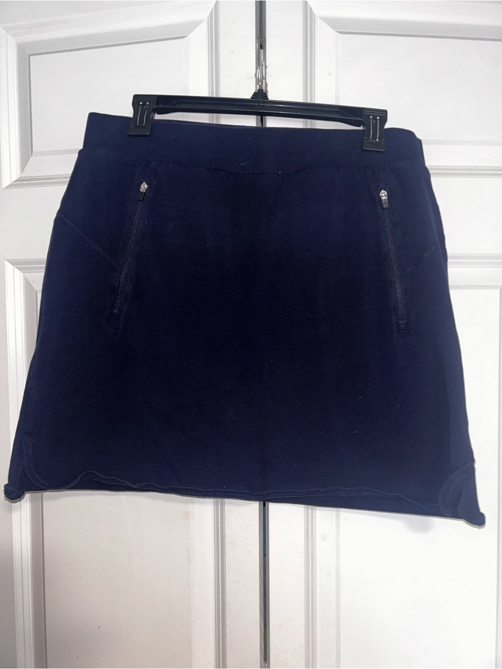 Talbots Navy Women's Skort with Zip Pockets